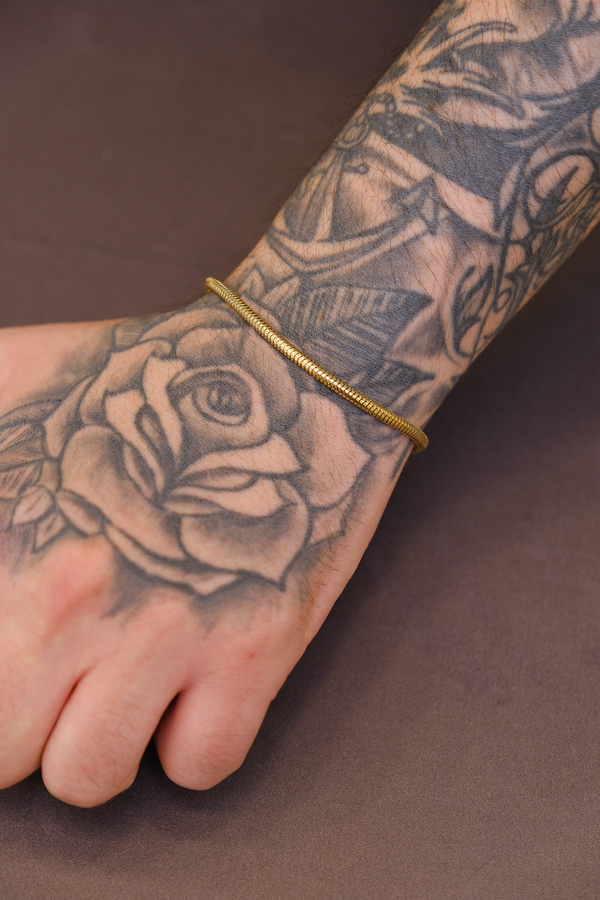 Yılan model zincir bileklik