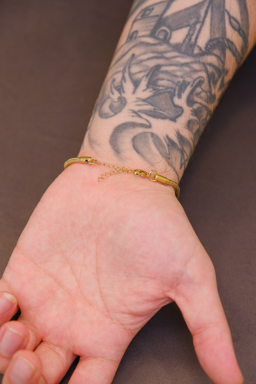 Yılan model zincir bileklik