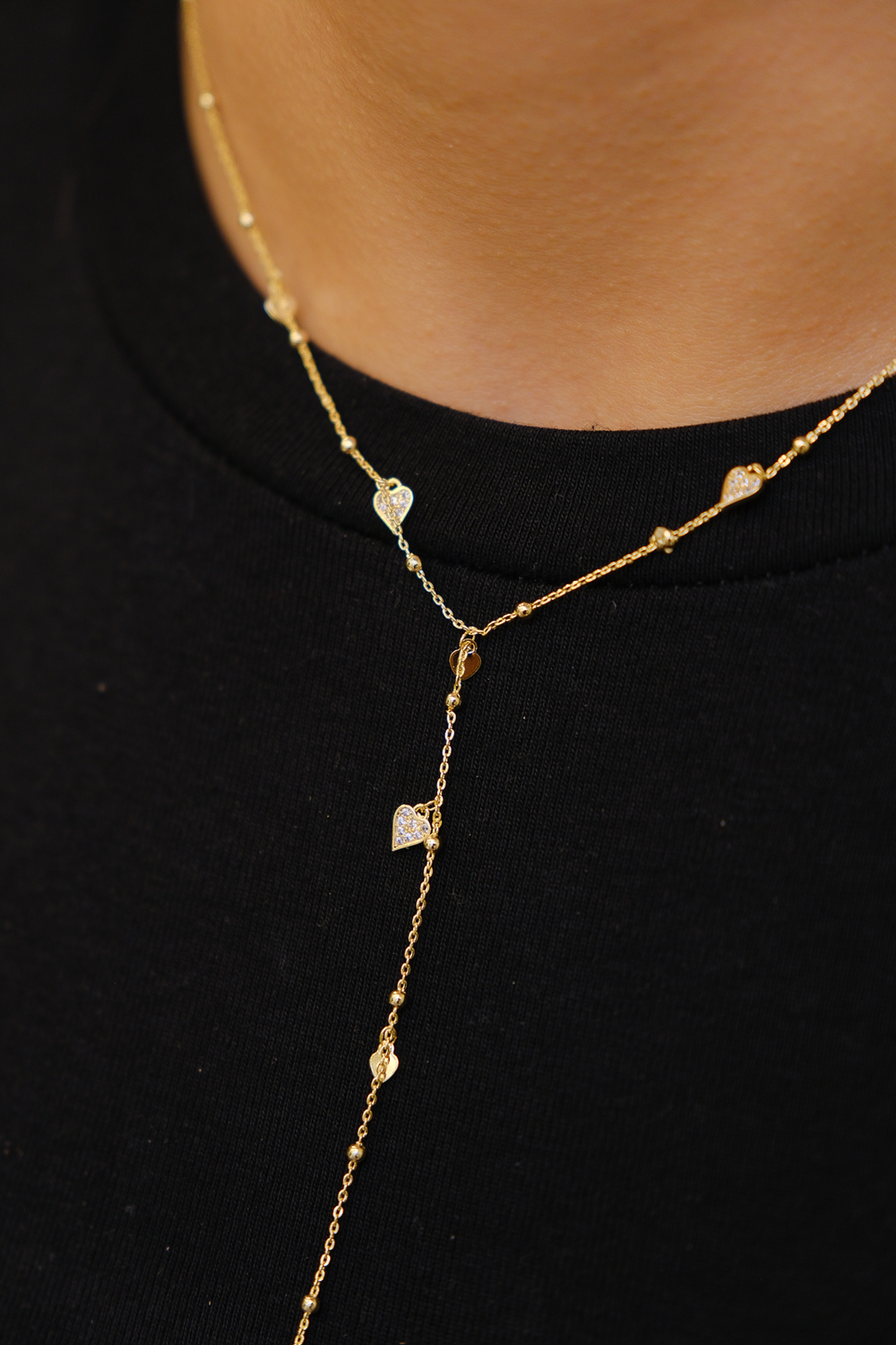 Kalp figürlü tasarım kolye