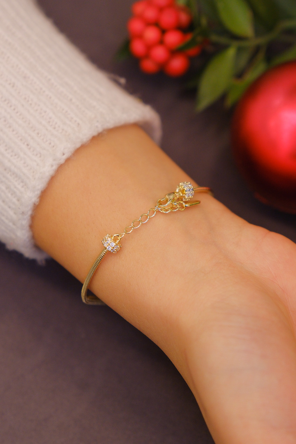 kuzey yıldızı gold bileklik