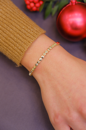 Daire zincir bileklik