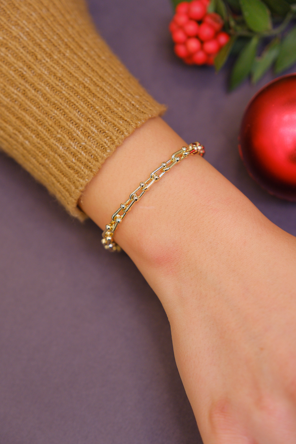 Minimal ataç bileklik