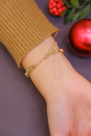 Minimal ataç bileklik