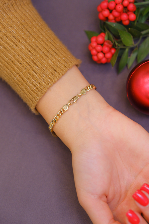 Gurmet (klasik) zincir bileklik