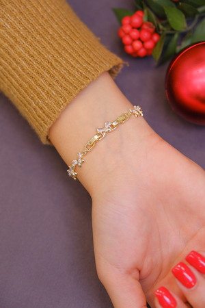 Kelebek figaro bileklik