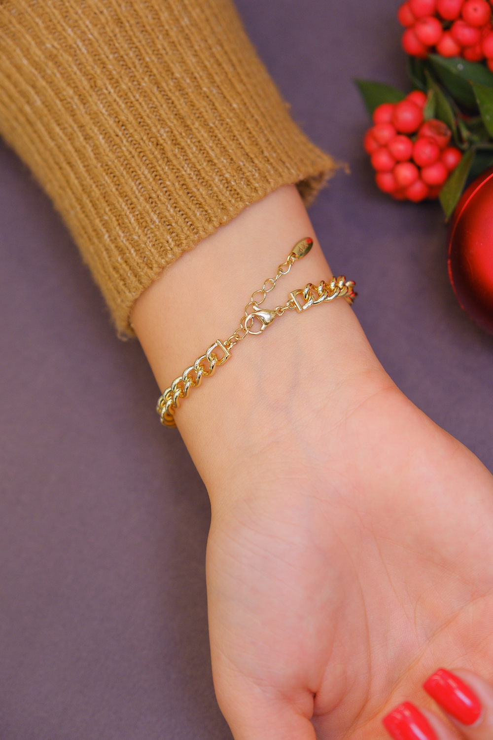 Taşlı figaro bileklik