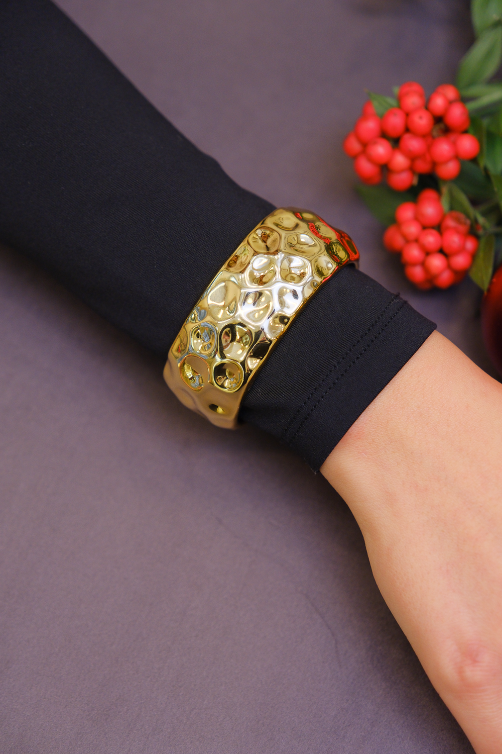 dokulu gold kelepçe