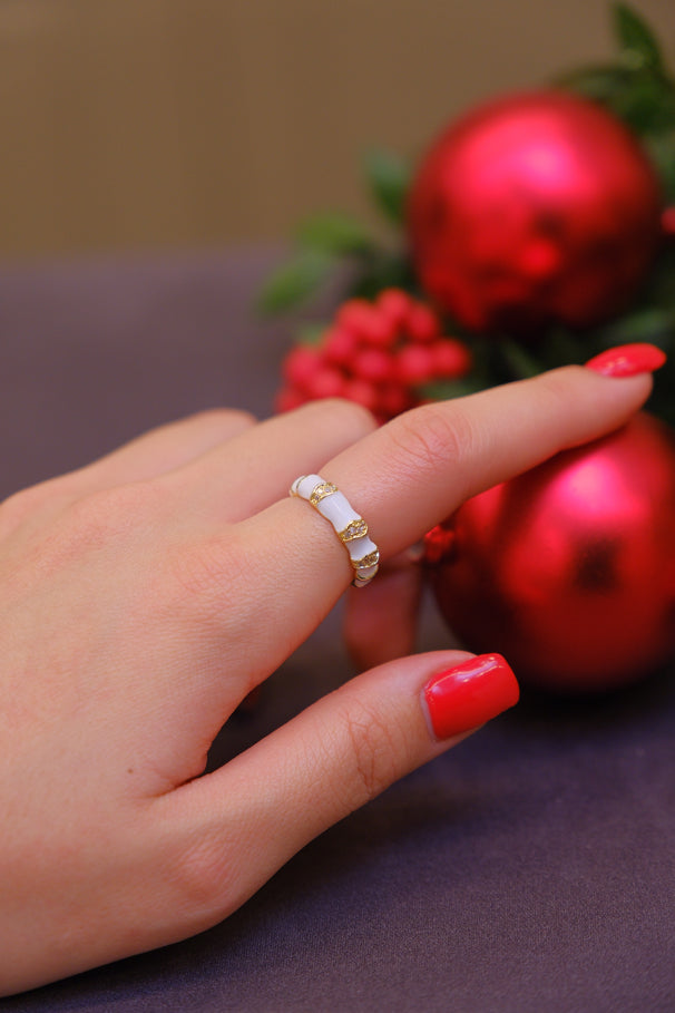 İnci Zincir yüzük