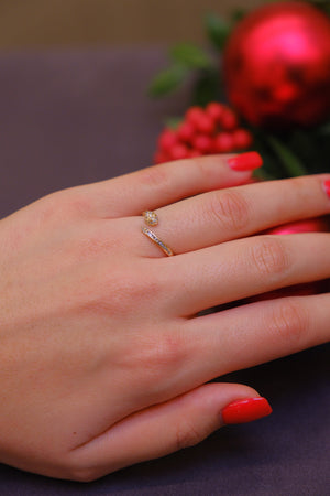 İnci düğüm yüzük