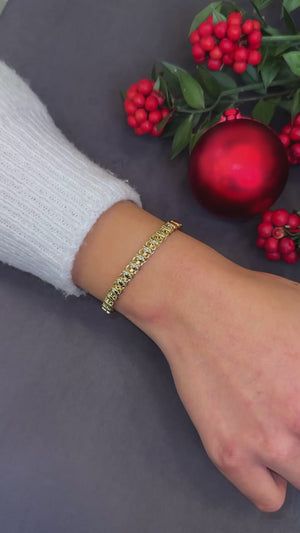 Halka zincir gold bileklik