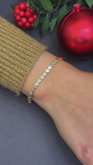 Daire zincir bileklik