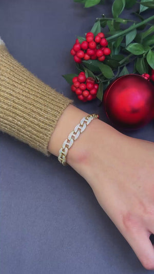 Taşlı figaro bileklik