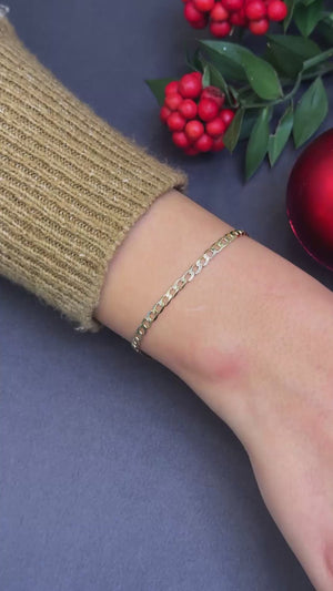 İnce figaro zincir bileklik