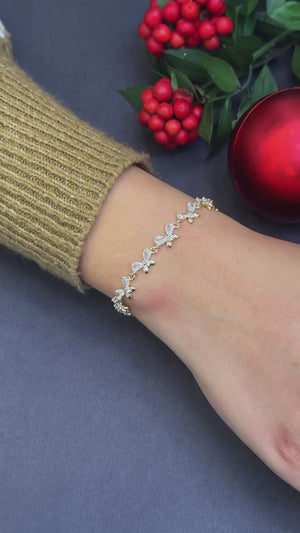 Kelebek figaro bileklik